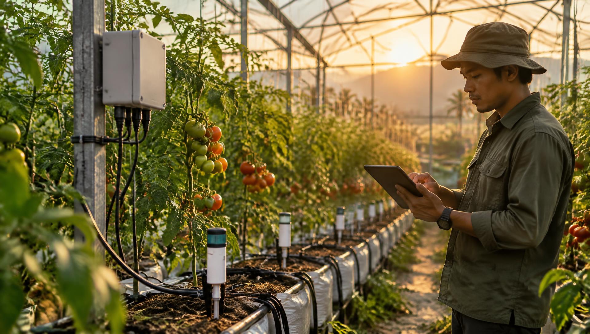 OPTIMIZE — Sensor, otomasi, dan pengelolaan profesional meningkatkan setiap panen.